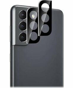 SaharaCase - ZeroDamage Camera Lens Protector for Samsung Galaxy S22 (2-Pack) - Black