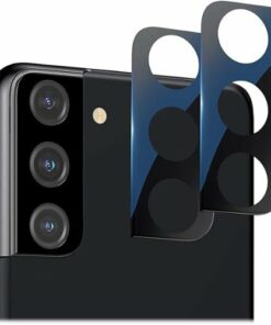 SaharaCase - ZeroDamage Camera Lens Protector for Samsung Galaxy S21 FE 5G (2-Pack) - Clear/Black