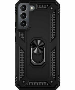 SaharaCase - Military Kickstand Series Case for Samsung Galaxy S22+ - Black