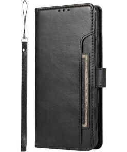 SaharaCase - Folio Wallet Case for Samsung Galaxy S22+ - Black