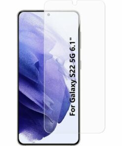SaharaCase - ZeroDamage Ultra Strong+ Tempered Glass Screen Protector for Samsung Galaxy S22 - Clear