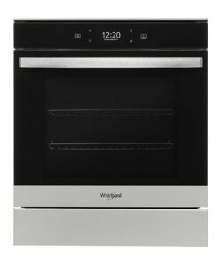 Whirlpool - 24" Built-In Single Electric Convection Wall Oven with Adjustable Self-Clean Cycle - Stainless steel