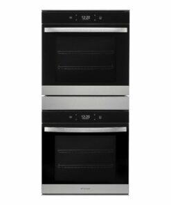 Whirlpool - 24" Built-In Double Electric Convection Wall Oven with WiFi - Stainless steel