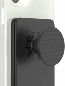 PopSockets - PopWallet+ for MagSafe Devices - Carbonite Weave