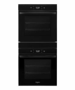 Whirlpool - 24" Built-In Double Electric Convection Wall Oven with WiFi - Black