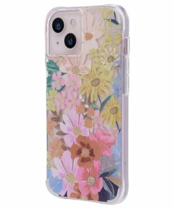 Rifle Paper - iPhone 13 w/ Antimicrobial - Marguerite