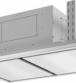 Zephyr - Lux Connect 43 in. Shell Only Island Range Hood with LED Lights - Stainless steel