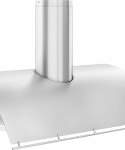 Zephyr - Okeanito 48 in. Shell Only Wall Mount Range Hood with LED Lights - Stainless steel