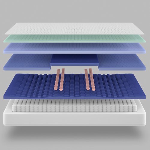 Casper - Wave Hybrid Mattress, California King - Gray