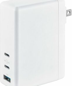 Insignia™ - 112W Wall Charger with 2 USB-C and 1 USB Port - White