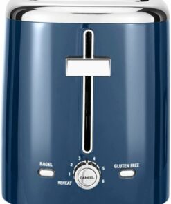 Bella - 2-Slice Extra-Wide Slot Toaster - Ink Blue