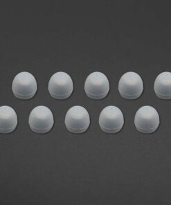 Hearing Assist - Medium Closed Dome Ear Cap 10 Ct - Translucent