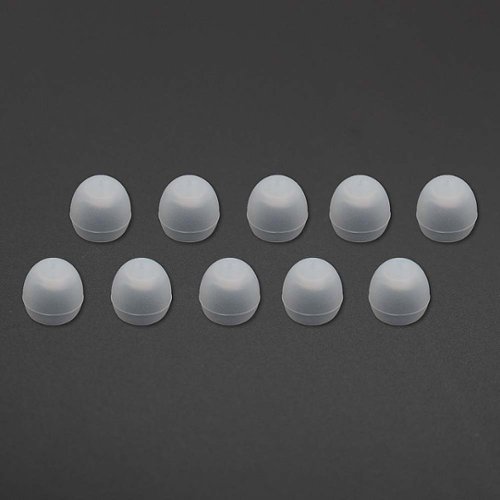 Hearing Assist - Medium Closed Dome Ear Cap 10 Ct - Translucent