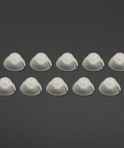 Hearing Assist - Large Open Dome Ear Cap 10 Ct - Translucent