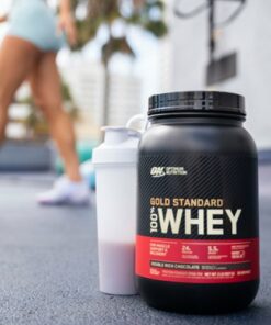 Optimum Nutrition - 100% Gold Standard Whey Protein Powder - Double Rich Chocolate