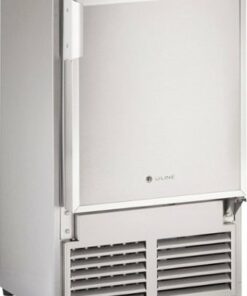 U-Line - 14" 23-Lb. Freestanding Ice Maker - Stainless steel 1