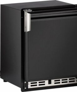 U-Line - 14" 23-Lb Freestanding Icemaker - Black