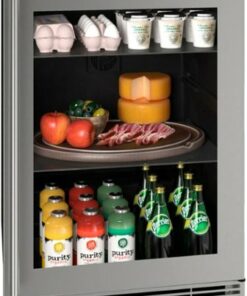 U-Line - 1 Class 5.7  Cu. Ft.  Compact Refrigerator - Stainless steel