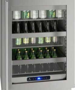 U-Line - 5 Class 5.2 Cu Ft Compact Refrigerator - Stainless steel