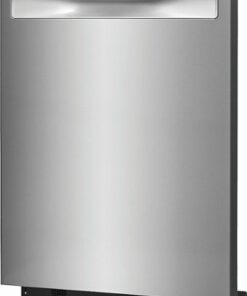 Frigidaire - Gallery 24" Top Control Built-In Dishwasher with Stainless Steel Tub, 49 dba - Stainless steel 1