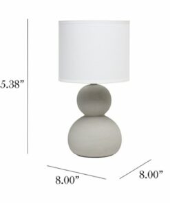 Simple Designs - Stone Age Table Lamp - Taupe gray