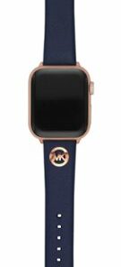 Michael Kors Navy Leather Band for Apple Watch 38/40/41mm - Blue