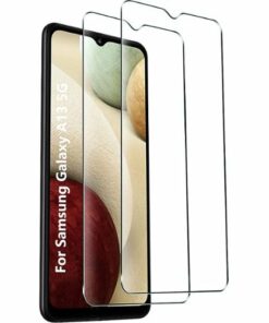 SaharaCase - ZeroDamage Ultra Strong+ Tempered Glass Screen Protector for Samsung Galaxy A13 5G (2-Pack) - Clear