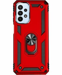 SaharaCase - Military Kickstand Series Case for Samsung Galaxy A23 5G - Red