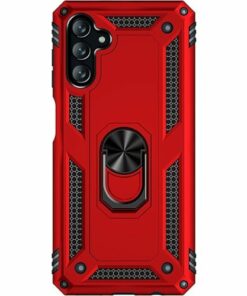 SaharaCase - Military Kickstand Series Case for Samsung Galaxy A13 5G - Red