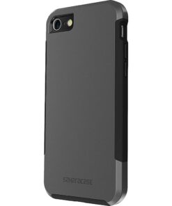 SaharaCase - Inspire Series Case for Apple iPhone 7, 8, SE (3rd Generation 2022) - Black/Gray