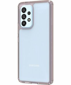 SaharaCase - Hybrid-Flex Hard Shell Case for Samsung Galaxy A53 5G - Clear/Rose Gold