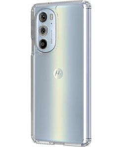 SaharaCase - Hybrid-Flex Hard Shell Case for Motorola Edge+ 2022 - Clear