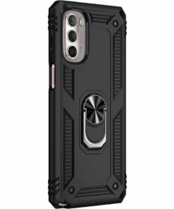 SaharaCase - Military Kickstand Case for Motorola G Stylus 4G 2022 - Black