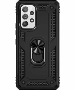 SaharaCase - Military Kickstand Case for Samsung Galaxy A53 5G - Black
