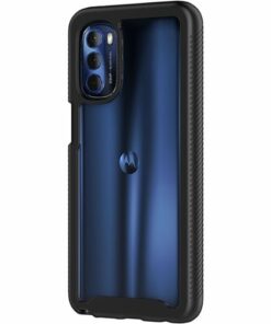 SaharaCase - GRIP Series Case for Motorola G Stylus 4G 2022 - Black/Clear