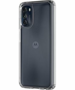 SaharaCase - Hybrid-Flex Hard Shell Series Case for Motorola Moto G 5G (2022) - Clear