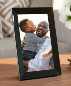 Nixplay - W10K Touch 10.1-inch LCD Smart Digital Photo Frame - Black/Silver