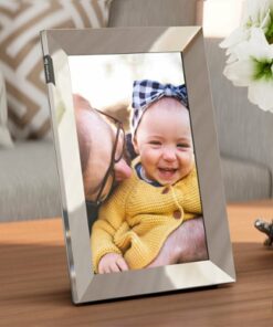Nixplay - W10K Touch 10.1-inch LCD Smart Digital Photo Frame - Polished Steel