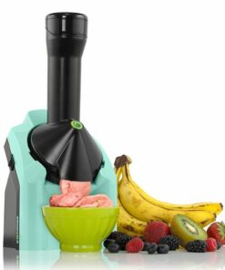 Yonanas - Classic Vegan Non-Dairy Frozen Fruit Soft Serve Dessert Maker, Includes 36 Recipes, 200 Watts - Mint