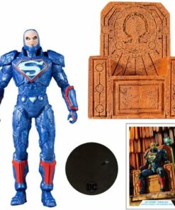 McFarlane Toys - DC Multiverse - 7"  Lex Luthor in Power Suit (Blue Suit w/ Throne) Figure