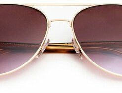 Bruno Magli - Costa-Unisex Full Rim Metal Aviator Sunglass Frame with Acetate Temples and a Spring Hinge - Gold Tortoise