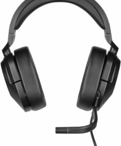 CORSAIR - HS55 SURROUND Wired Dolby Audio 7.1 Gaming Headset for PC, PS5, PS4 with Omni-Directional Mic - Black