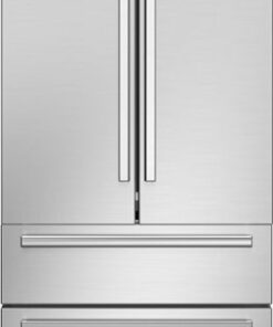 Bertazzoni - 21 Cu. Ft. 2 Bottom-Freezer French Door Refrigerator with Automatic Ice Maker - Stainless steel
