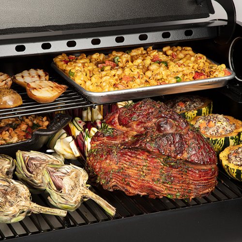 Cuisinart - Deluxe Wood Pellet Grill and Smoker​ - Black