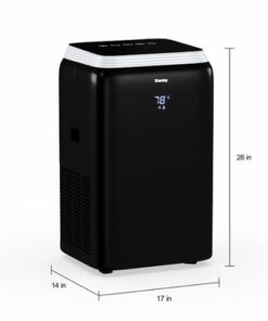 Danby - DPA080E3BDB-6 400 Sq. Ft. 3-in-1 Portable Air Conditioner - Black