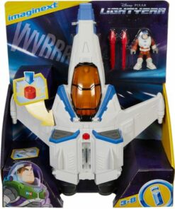 Imaginext - Lights & Sounds XL-15 Spaceship and Buzz Lightyear - Gray/Blue