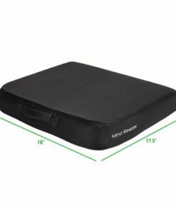 Mind Reader - Anti-Slip Bottom Memory Foam Seat Cushion - Black