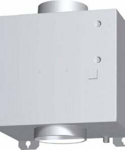 Bosch - 600 CFM Inline Blower for Downdraft Vents - Silver