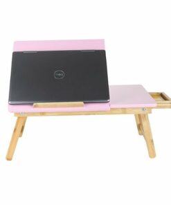 Mind Reader - Bamboo Bed Tray - Pink