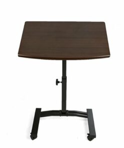 Mind Reader - Sit and Stand Laptop Cart - Black